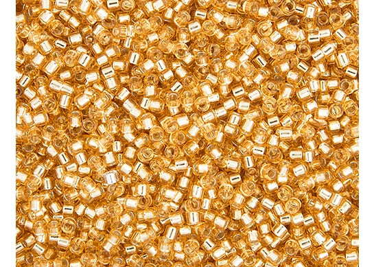 Silverlined Gold Delica 11/0 DB-42 - Turtle Island Beads And Silver
