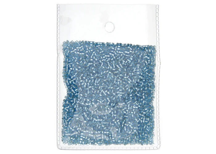 Silverlined Aqua Delica 11/0 DB-44 - Turtle Island Beads And Silver