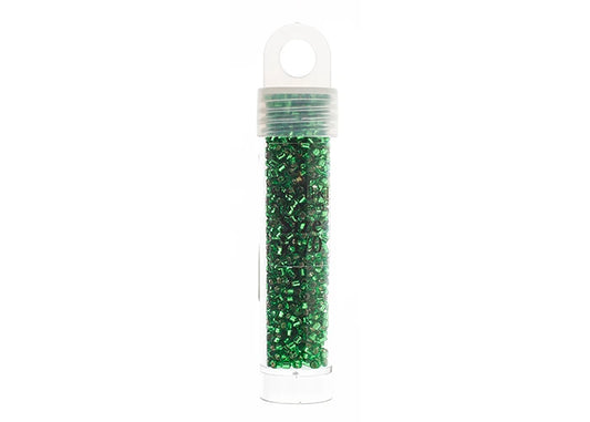 Silverlined Lite Green Delica 11/0 DB-46 - Turtle Island Beads And Silver