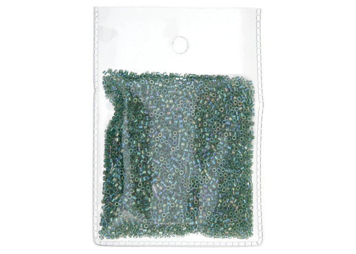 Green Lime AB Lined-Dyed Delica 11/0 DB-60 - Turtle Island Beads And Silver