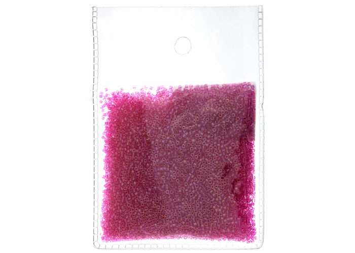 Light Fushia AB Lined-Dyed Delica 11/0 DB-74 - Turtle Island Beads And Silver