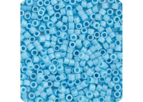 Light Blue Opaque AB Delica 11/0 DB-0215 - Turtle Island Beads And Silver