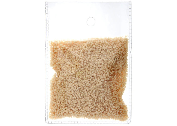 Dark Cream Matte Glazed Luster Delica 11/0 DB-353 - Turtle Island Beads And Silver