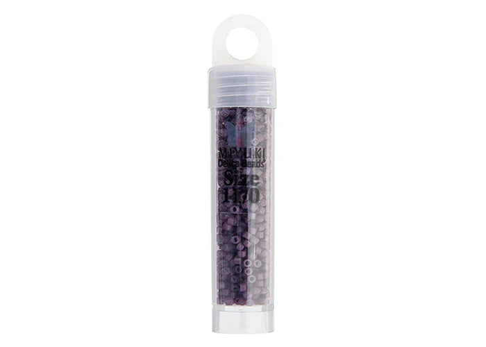 Dark Mauve Opaque Dyed Delica 11/0 DB-0662 - Turtle Island Beads And Silver