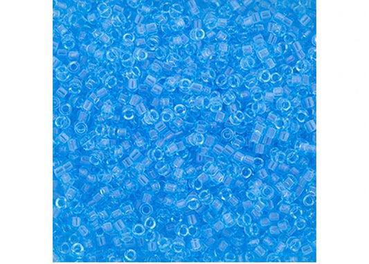 Aqua Transparent Delica 11/0 DB-706 - Turtle Island Beads And Silver