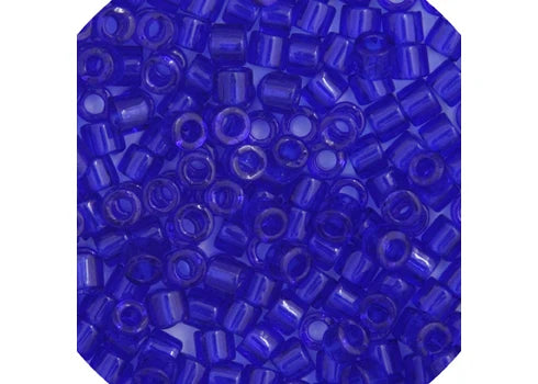 Sapphire Transparent Delica 11/0 DB-707 - Turtle Island Beads And Silver