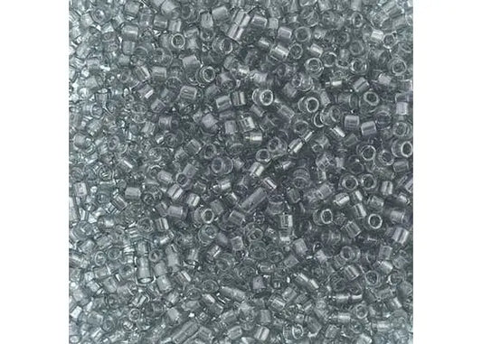 Grey Transparent Delica 11/0 DB-708 - Turtle Island Beads And Silver