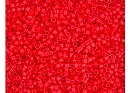Red Opaque Delica 11/0 DB-723 - Turtle Island Beads And Silver