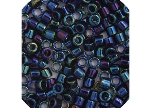 Blue Iris Delica 11/0 DB-02 - Turtle Island Beads And Silver
