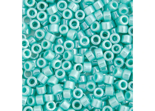 Seagreen Opaque Luster Delica 11/0 DB-1567 - Turtle Island Beads And Silver