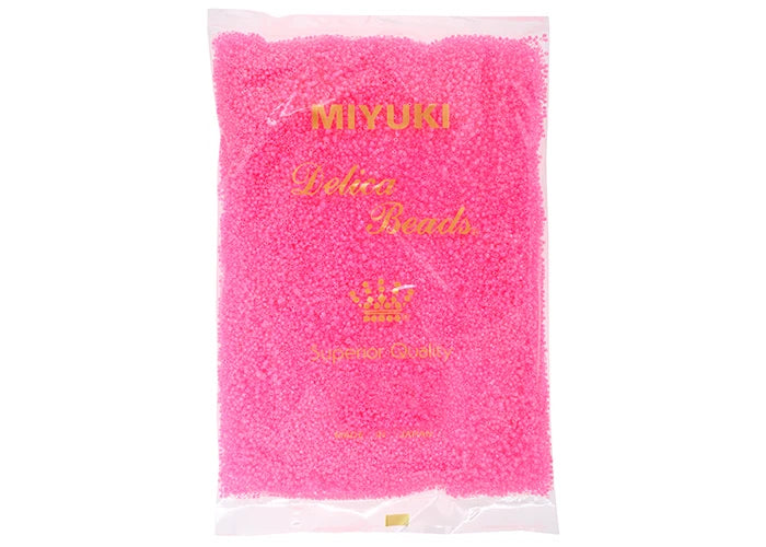 Light Pink Luminous Neon Delica 11/0 DB-2036 - Turtle Island Beads And Silver