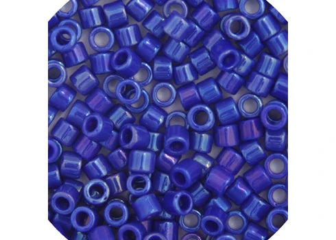 Cobalt Blue Opaque AB Delica 11/0 DB-216 - Turtle Island Beads And Silver
