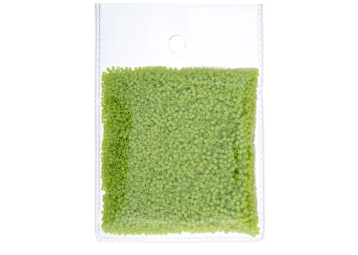 Chartreuse Opaque Matte Delica 11/0 DB-763 - Turtle Island Beads And Silver
