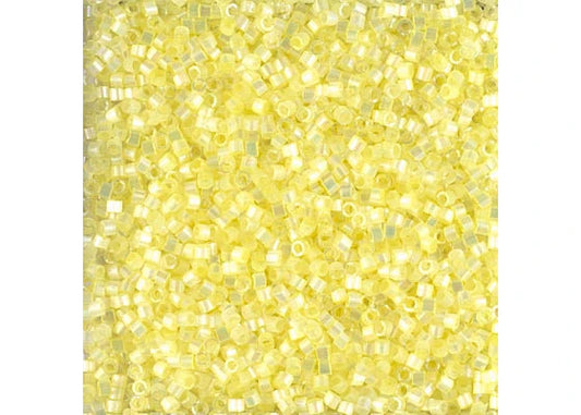 Citron AB Silk Inside Dyed Delica 11/0 DB-1873 - Turtle Island Beads And Silver