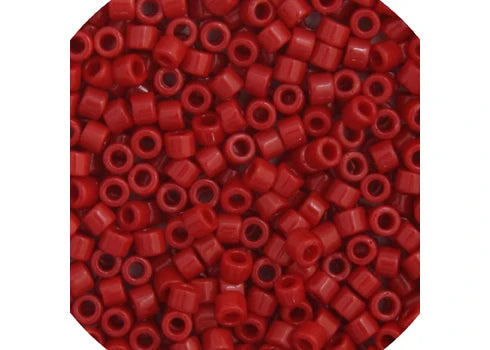 Cranberry Red Dyed Delica 11/0 DB-654 - Turtle Island Beads And Silver