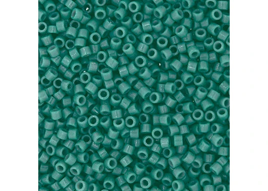 Duracoat Opaque Dyed Leaf Green Delica 11/0 DB-2131 - Turtle Island Beads And Silver