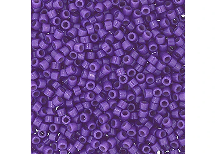 Duracoat Opaque Dyed Dark Mauve Delica 11/0 DB-2140 - Turtle Island Beads And Silver