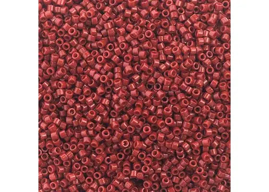 Duracoat Opaque Dyed Dusty Red Delica 11/0 DB-2354 - Turtle Island Beads And Silver