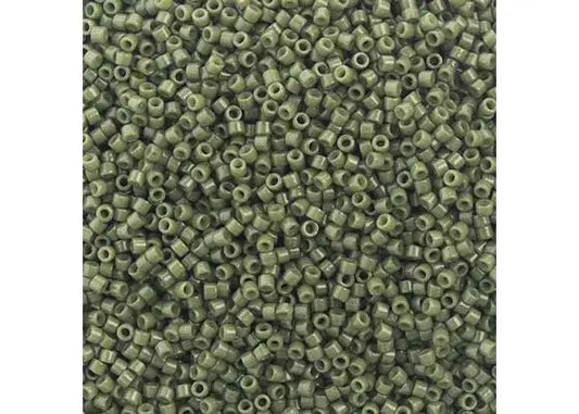 Duracoat Opaque Dyed Forest Green Delica 11/0 DB-2357 - Turtle Island Beads And Silver
