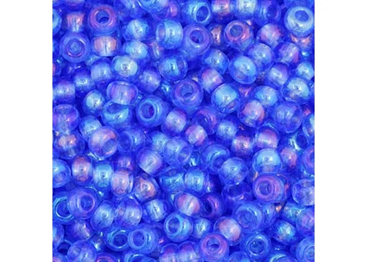 Transparent Blue Ab 11/0