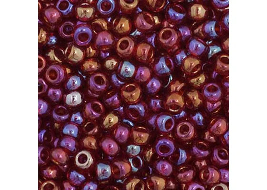 Transparent Red Ab 11/0