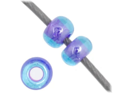 Aqua/amethyst C/l 11/0