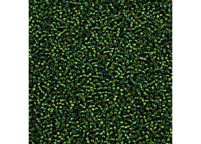 S/l Green Rainbow 11/0