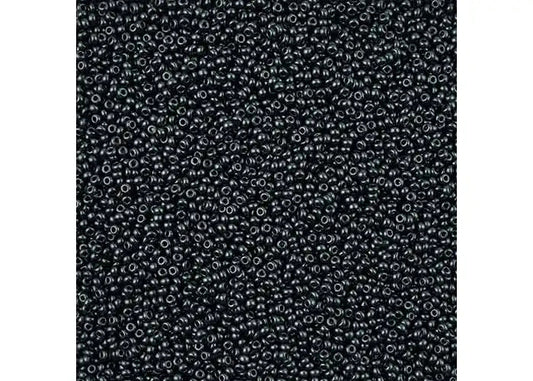 Pearl Turquoise Jet Terra 11/0