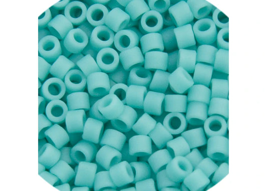 Turquoise Green Matte Delica 11/0 DB-759 - Turtle Island Beads And Silver