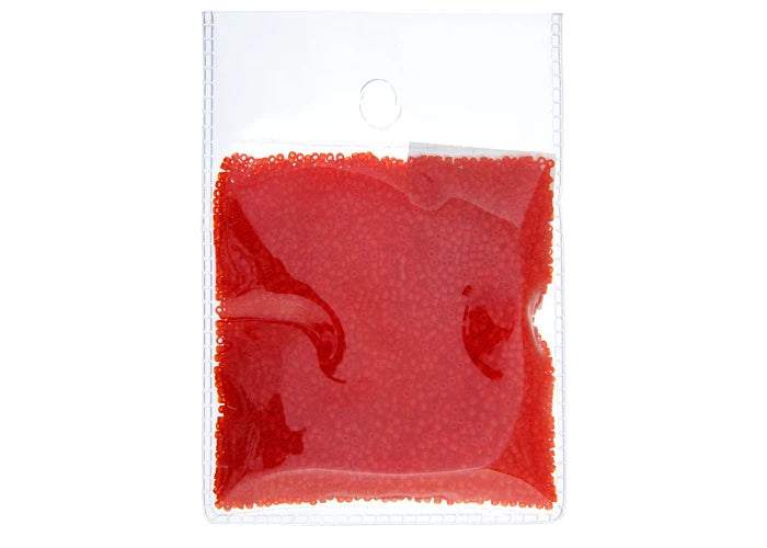 Red Orange Transparent Delica 11/0 DB-745 - Turtle Island Beads And Silver