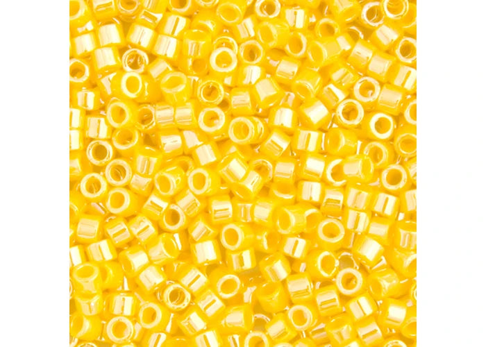 Yellow Canary Opaque Luster Delica 11/0 DB-1562 - Turtle Island Beads And Silver