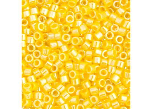 Yellow Canary Opaque Luster Delica 11/0 DB-1562 - Turtle Island Beads And Silver