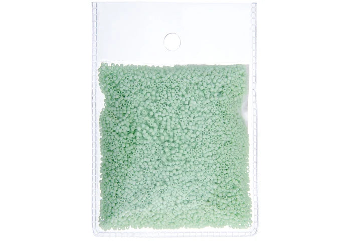 Light Green Mint Opaque Matte Delica 11/0 DB-1516 - Turtle Island Beads And Silver