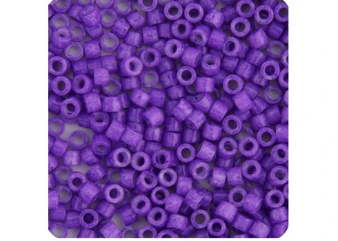 Violet Opaque Dyed Delica 11/0 DB-1379 - Turtle Island Beads And Silver