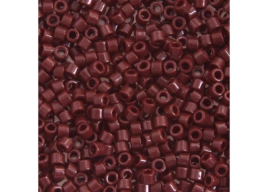 Brown Currant Opaque Delica 11/0 DB-1134 - Turtle Island Beads And Silver