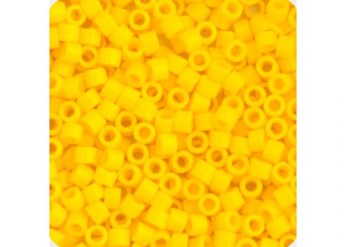 Yellow Canary Opaque Delica 11/0 DB-1132 - Turtle Island Beads And Silver