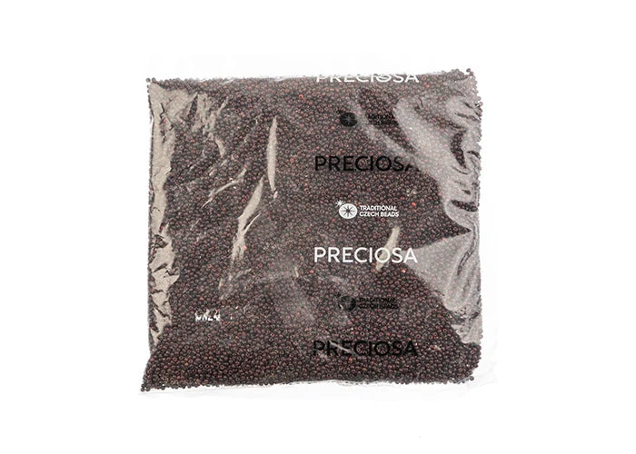 Opaque Travertine on Red 11/0