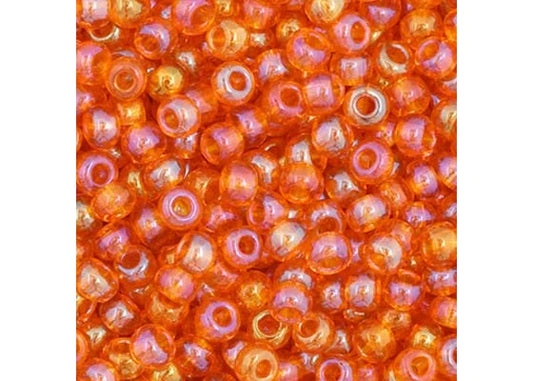 Transparent Orange Ab 11/0