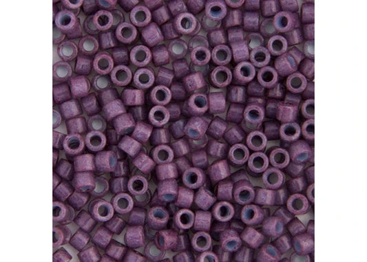 Dark Mauve Opaque Dyed Delica 11/0 DB-0662 - Turtle Island Beads And Silver