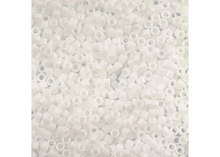 Chalk White Delica 11/0 DB-200 - Turtle Island Beads And Silver