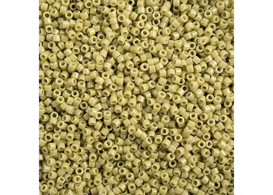 Duracoat Opaque Dyed Green Cactus Delica 11/0 DB-2124 - Turtle Island Beads And Silver