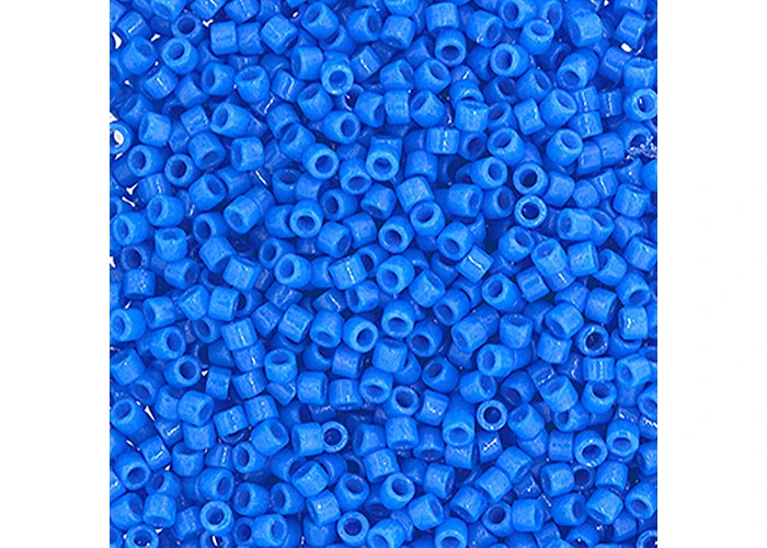 Duracoat Opaque Dyed Blue Cerulean Delica 11/0 DB-2134 - Turtle Island Beads And Silver