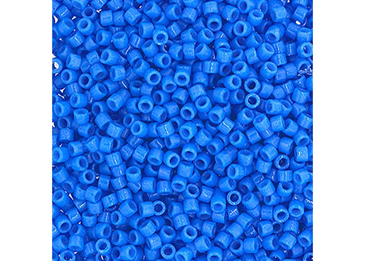 Duracoat Opaque Dyed Blue Cerulean Delica 11/0 DB-2134 - Turtle Island Beads And Silver
