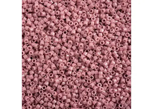 Duracoat Opaque Dyed Pink Delica 11/0 DB-2137 - Turtle Island Beads And Silver