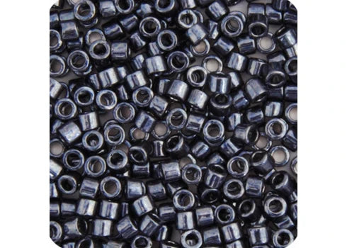 Dark Gunmetal Opaque Nickel Plated Delica 11/0 DB-453 - Turtle Island Beads And Silver