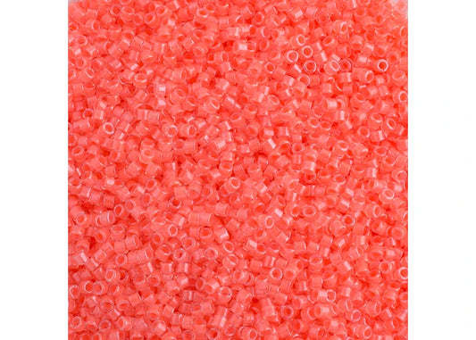 Flamingo Luminous Neon Delica 11/0 DB-2034 - Turtle Island Beads And Silver