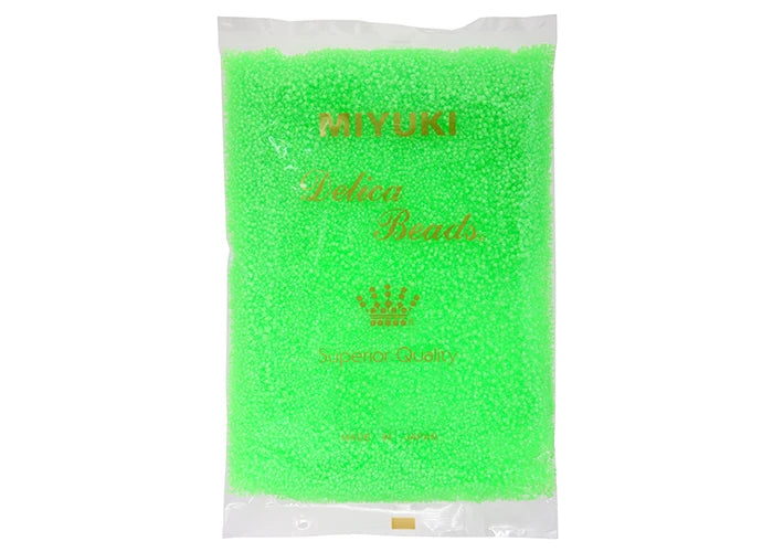 Light Green Luminous Neon Delica 11/0 DB-2040 - Turtle Island Beads And Silver