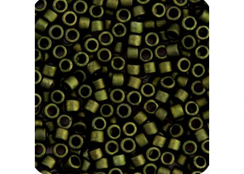 Olive Matte Metallic Delica 11/0 DB-311 - Turtle Island Beads And Silver