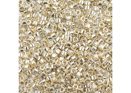 Silver Galvanized Delica 11/0 DB-35 - Turtle Island Beads And Silver