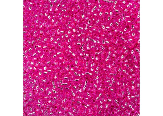 Transparent Fuchsia S/l Dyed 11/0